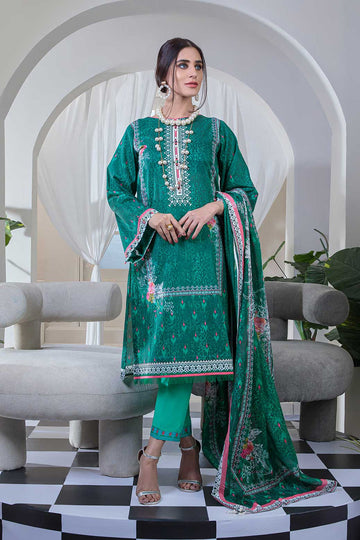 Bonanza Satrangi Rst223p25b Green Eid Prints 2022 Online Shopping